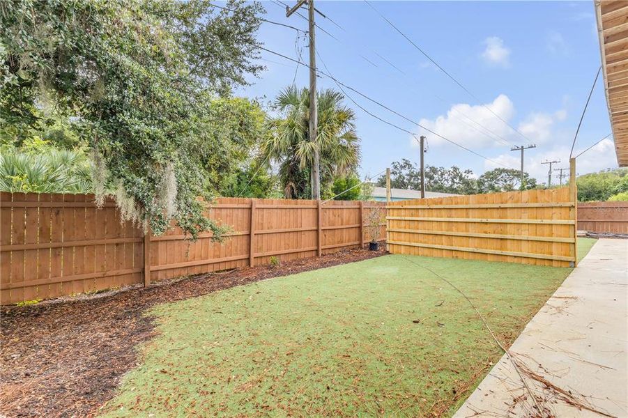 Exterior details and patio area of a home in , Edgewater (Image 25).