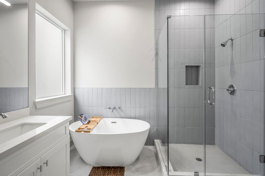 Furnished interior view inside a new home in , Houston (Image 14).