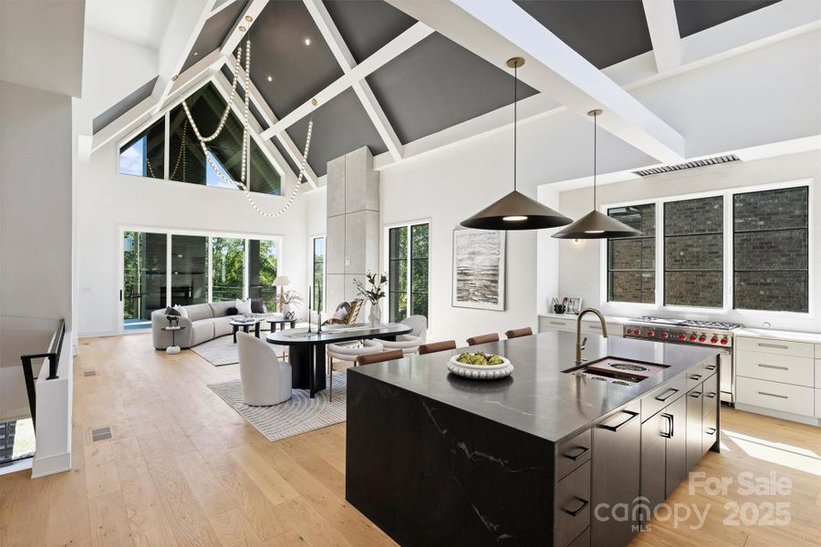 Furnished interior view inside a new home in , Charlotte (Image 12).