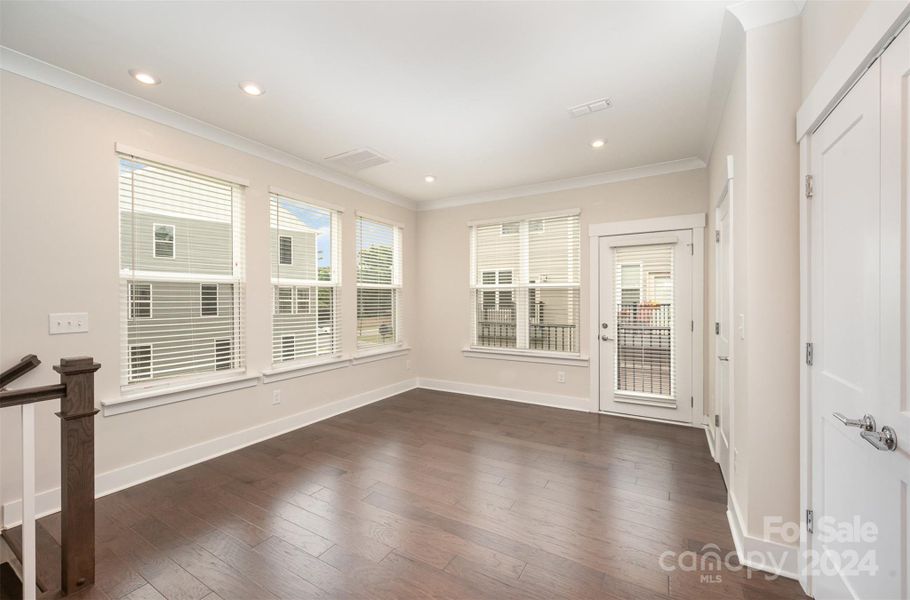 Dining Area or Flex Space with Access to Balcony