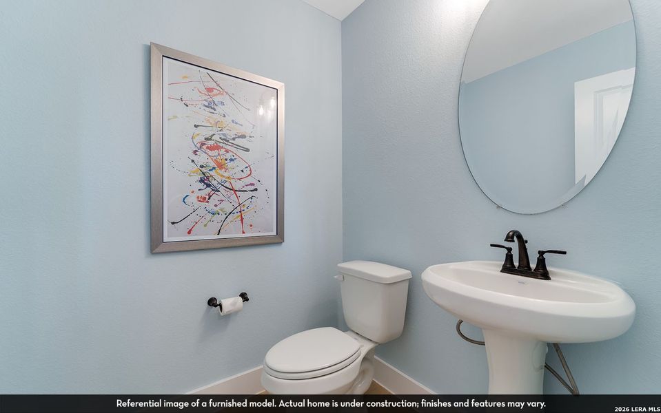 Furnished interior view inside a new home in Red Hawk Landing, San Antonio (Image 6).