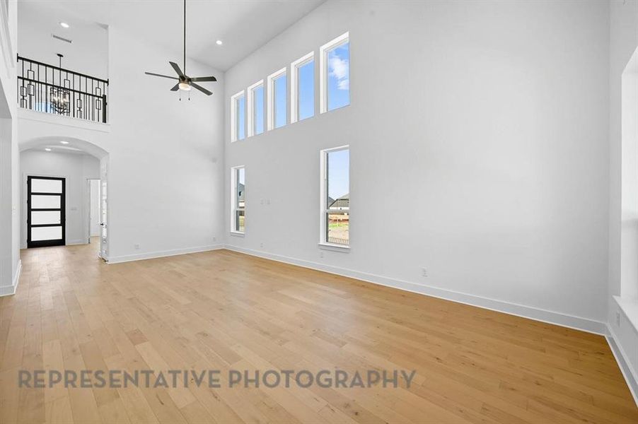 Spacious, unfurnished interior of a new home in Wildflower Ranch: Artisan Series - 60ft. lots, Dish (Image 23). Spacious, unfurnished interior of a new home in Wildflower Ranch: Artisan Series - 60ft. lots, Dish (Image 23).