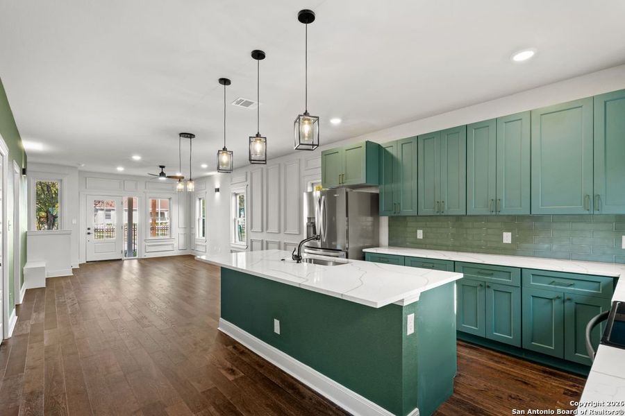 Furnished interior view inside a new home in , San Antonio (Image 5).