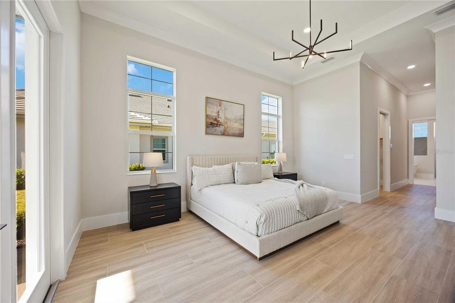 Furnished interior view inside a new home in , Sarasota (Image 9).