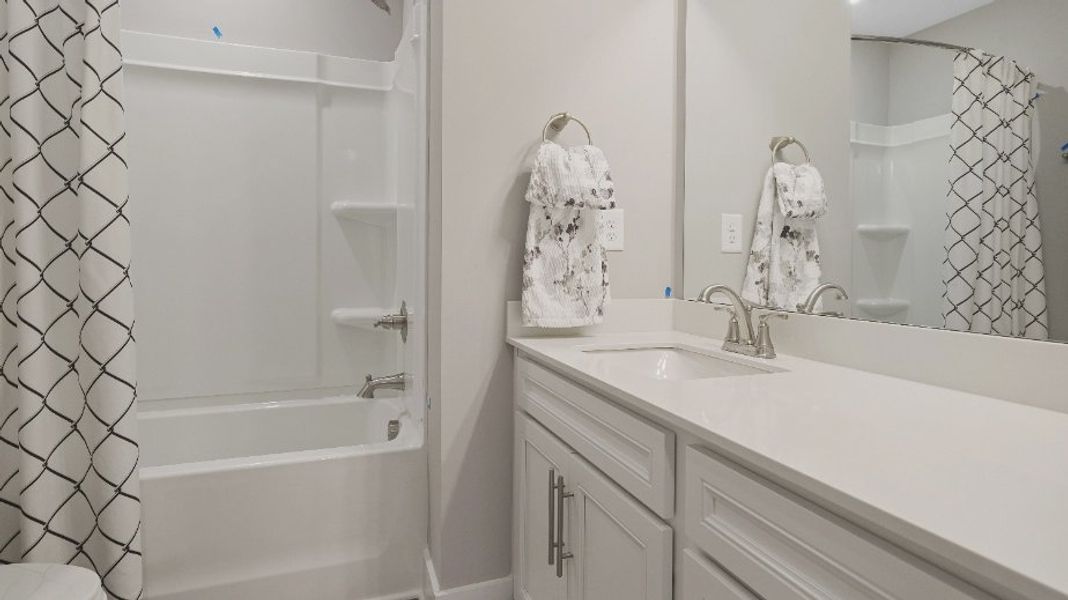 Furnished interior view inside a new home in Kensley Grove, Fuquay Varina (Image 17).