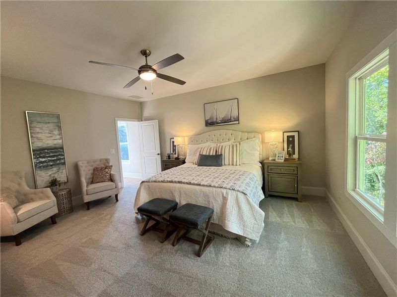 Furnished interior view inside a new home in Liberty Springs, Woodstock (Image 13). Furnished interior view inside a new home in Liberty Springs, Woodstock (Image 13).