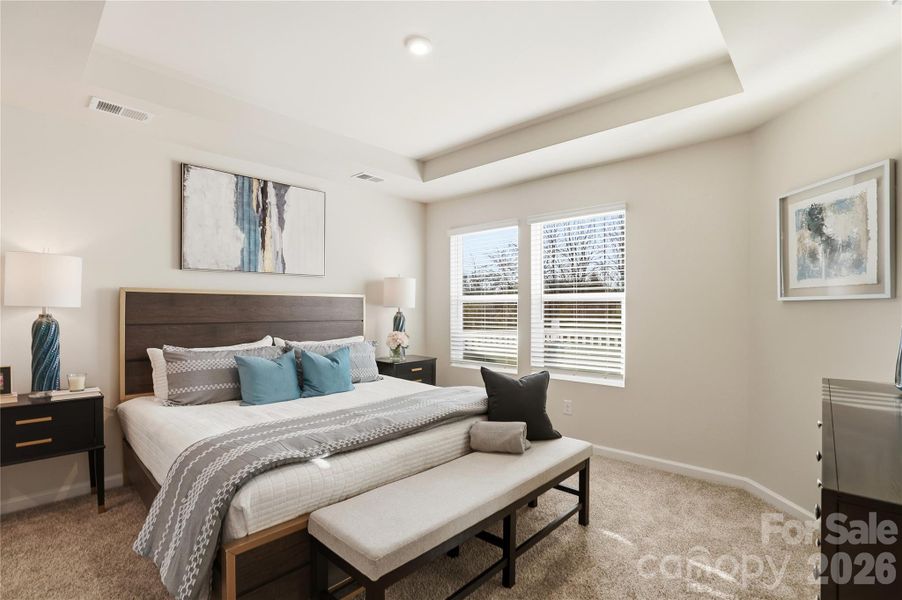 Furnished interior view inside a new home in The Townes at Cheyney, Charlotte (Image 13).