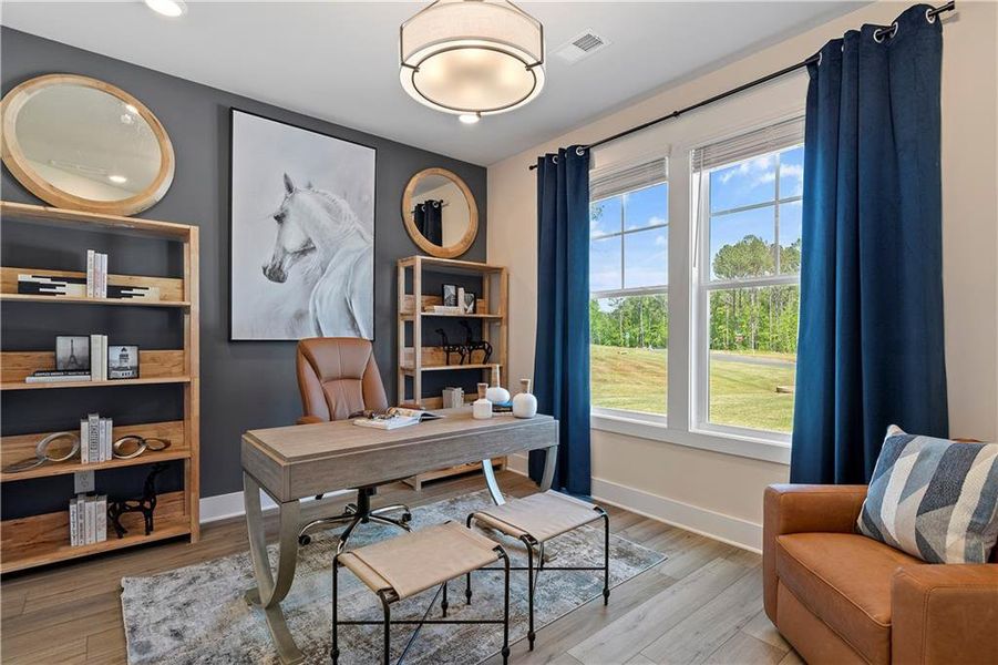 Furnished interior view inside a new home in Copperfield, Locust Grove (Image 34).