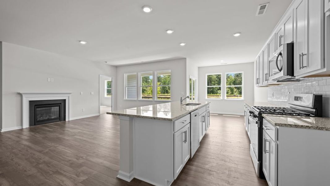 Furnished interior view inside a new home in Cambridge Park, Mebane (Image 9).