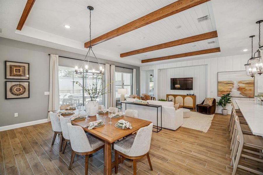 Furnished interior view inside a new home in Eden Preserve, Altamonte Springs (Image 7).