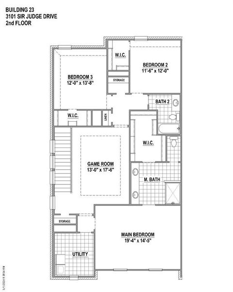 2nd Level Floor Plan