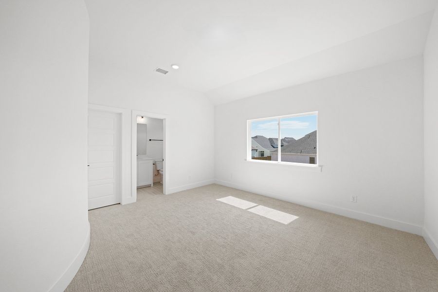 Spacious, unfurnished interior of a new home in Fields - 50' Lots, Frisco (Image 27). Spacious, unfurnished interior of a new home in Fields - 50' Lots, Frisco (Image 27).