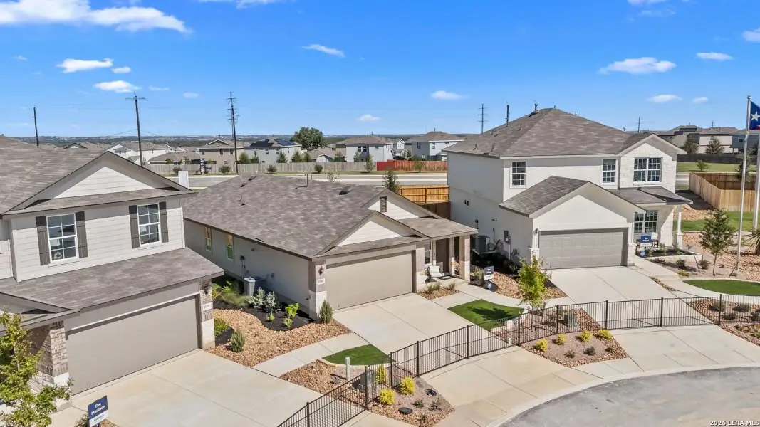 Front exterior of a new home in , San Antonio, TX, highlighting curb appeal (Image 19).
