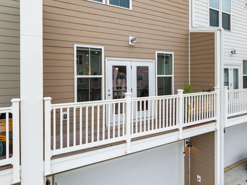 Exterior details and patio area of a home in , Moncks Corner (Image 3). Exterior details and patio area of a home in , Moncks Corner (Image 3).