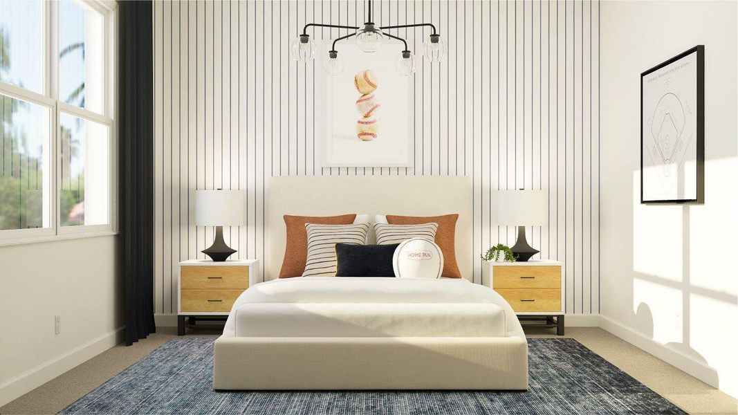 Furnished interior view inside a new home in Arden: The Providence Collection, Loxahatchee (Image 4).