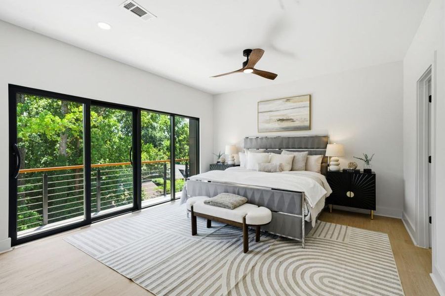 Furnished interior view inside a new home in , Decatur (Image 9).