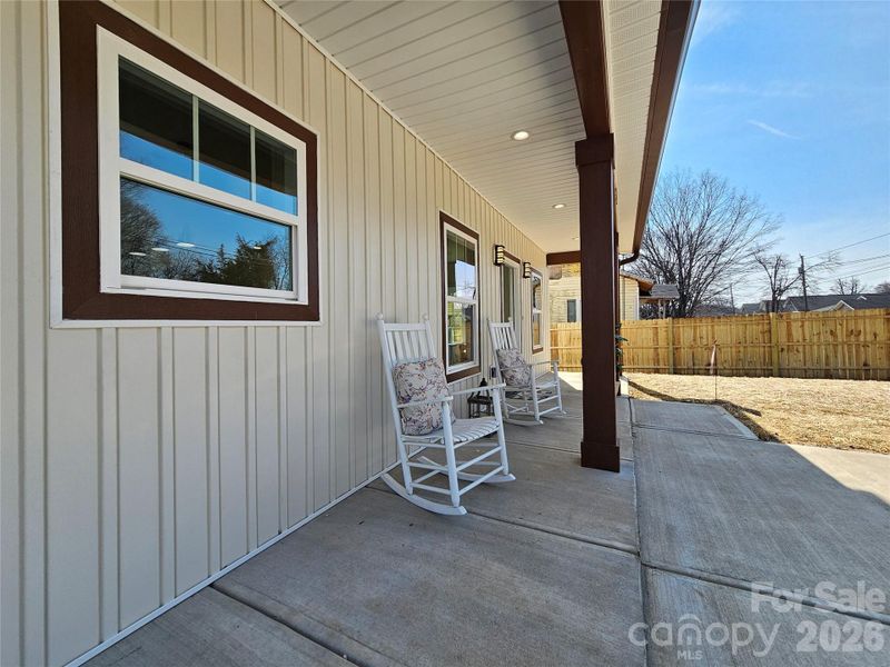 Exterior details and patio area of a home in , Statesville (Image 2). Exterior details and patio area of a home in , Statesville (Image 2).