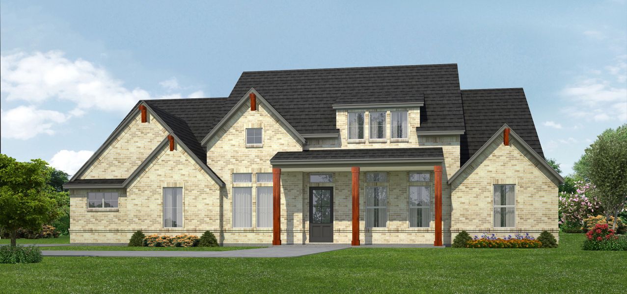 Representative exterior photo of a completed home built from the Camden by Our Country Homes in Highland Oaks, Boyd, TX (Image 2).