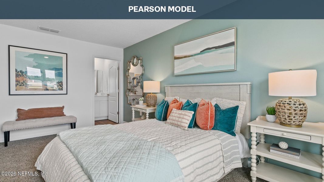 Furnished interior view inside a new home in Rookery, Green Cove Springs (Image 15).