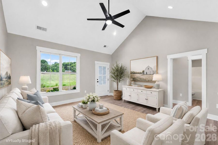 Virtually Staged - Living Room