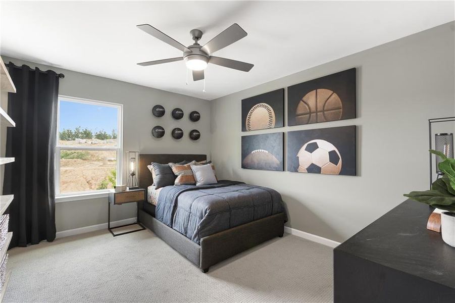 Furnished interior view inside a new home in Sierra Creek, Hoschton (Image 11).