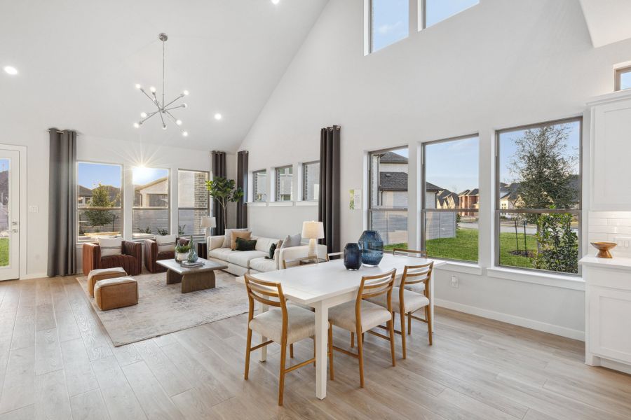 Open First Floor in the Monet II home plan by Trophy Signature Homes – REPRESENTATIVE PHOTO