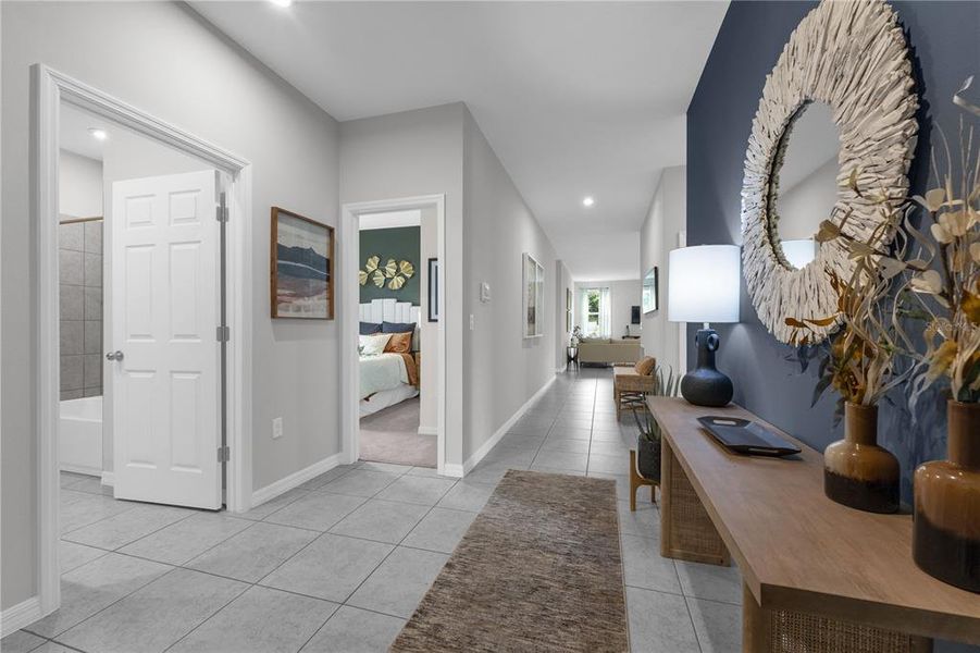 Furnished interior view inside a new home in Scenic Terrace, Lake Hamilton (Image 15).