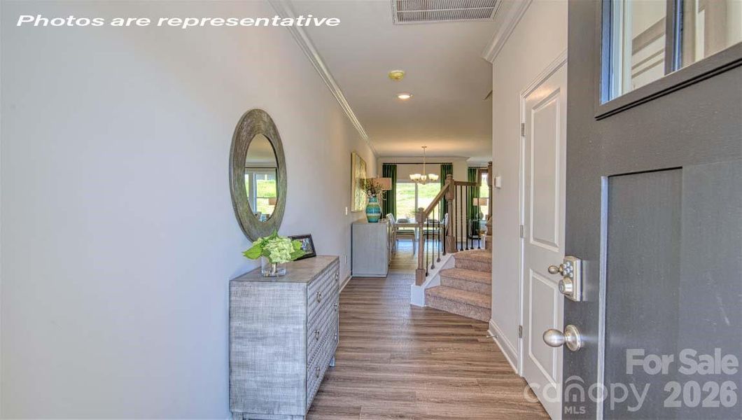 Furnished interior view inside a new home in Skybrook Corners, Huntersville (Image 22).