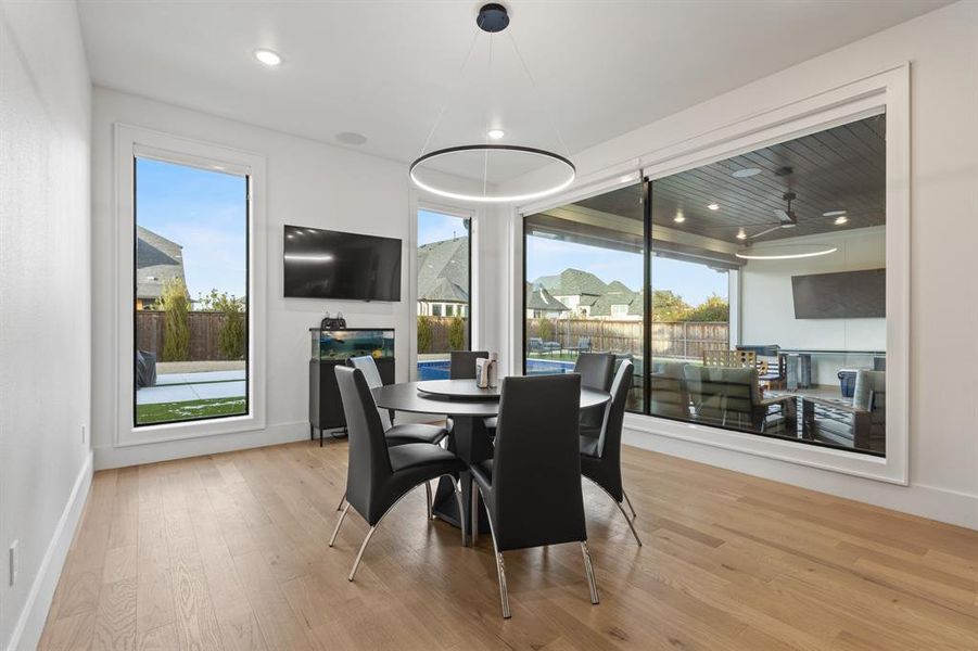 Furnished interior view inside a new home in , Frisco (Image 8).