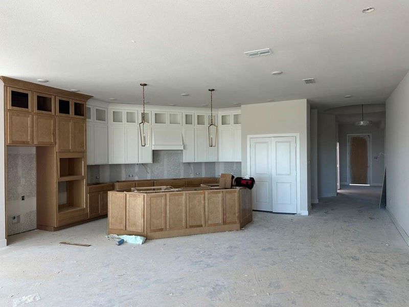 In-progress construction of a new home in Meridiana 55' Homesites, Manvel, TX (Image 7). In-progress construction of a new home in Meridiana 55' Homesites, Manvel, TX (Image 7).