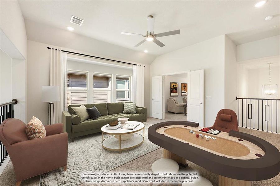 Furnished interior view inside a new home in Hampton Park, Glenn Heights (Image 12). Furnished interior view inside a new home in Hampton Park, Glenn Heights (Image 12).