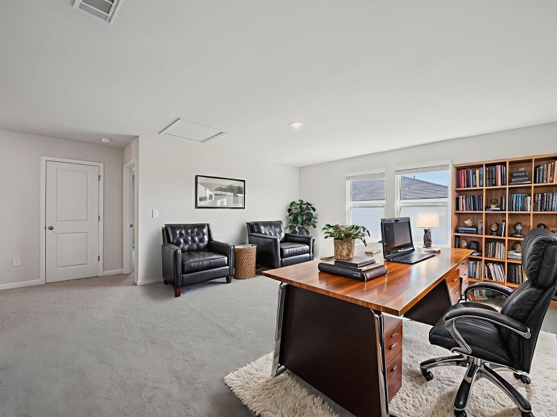 Furnished interior view inside a new home in Harmony Manor, Fairburn (Image 6).