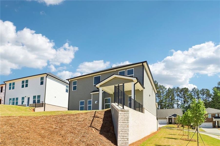 Exterior details and patio area of a home in Harmony Manor, Fairburn (Image 34). Exterior details and patio area of a home in Harmony Manor, Fairburn (Image 34).