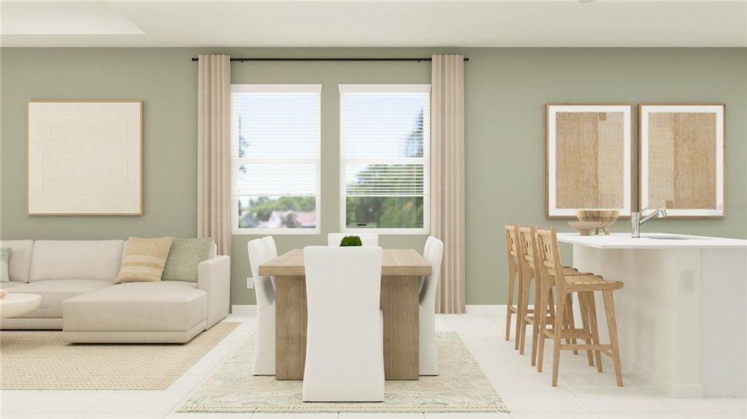 Furnished interior view inside a new home in , Groveland (Image 14).