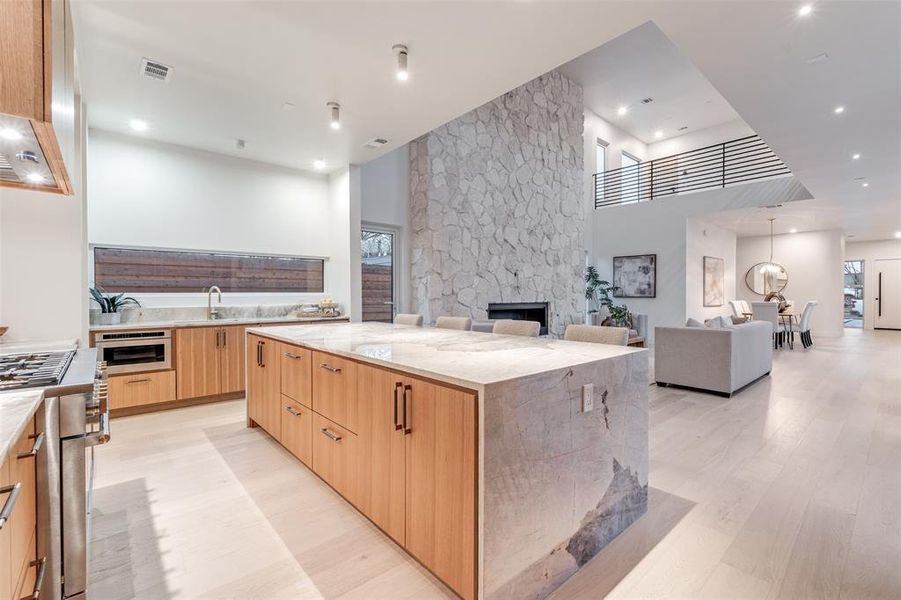 Furnished interior view inside a new home in , Dallas (Image 10).