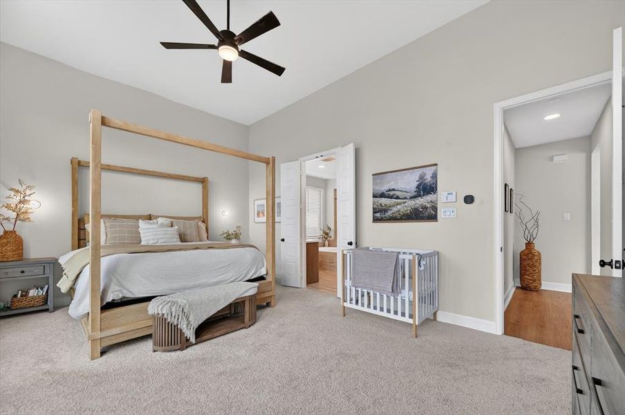 Furnished interior view inside a new home in The Parks at Wilson Creek, Celina (Image 28).