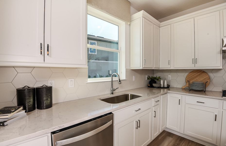 Furnished interior view inside a new home in Del Webb Stone Creek, Ocala (Image 8).