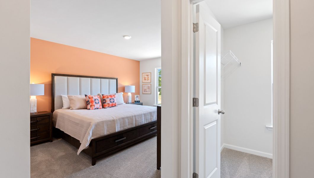 Furnished interior view inside a new home in Tanglewood Townes, Greenville (Image 25).