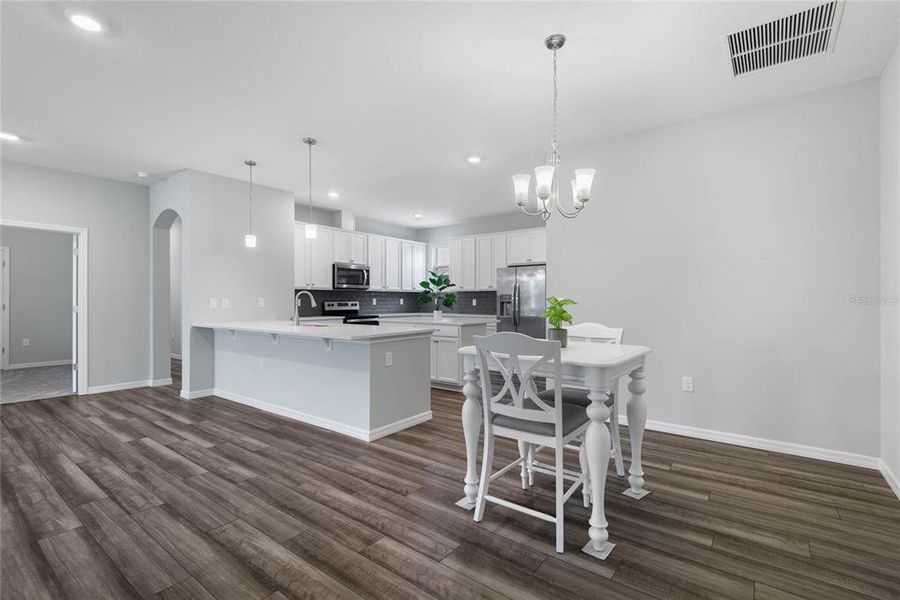 Furnished interior view inside a new home in Sawmill Creek at Palm Coast Park, Palm Coast (Image 17). Furnished interior view inside a new home in Sawmill Creek at Palm Coast Park, Palm Coast (Image 17).