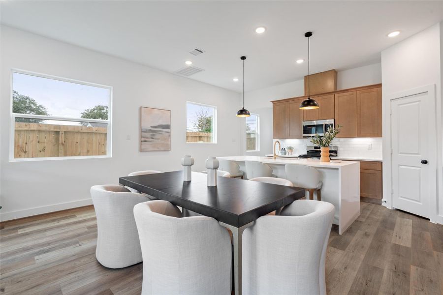 Furnished interior view inside a new home in , Houston (Image 30). Furnished interior view inside a new home in , Houston (Image 30).