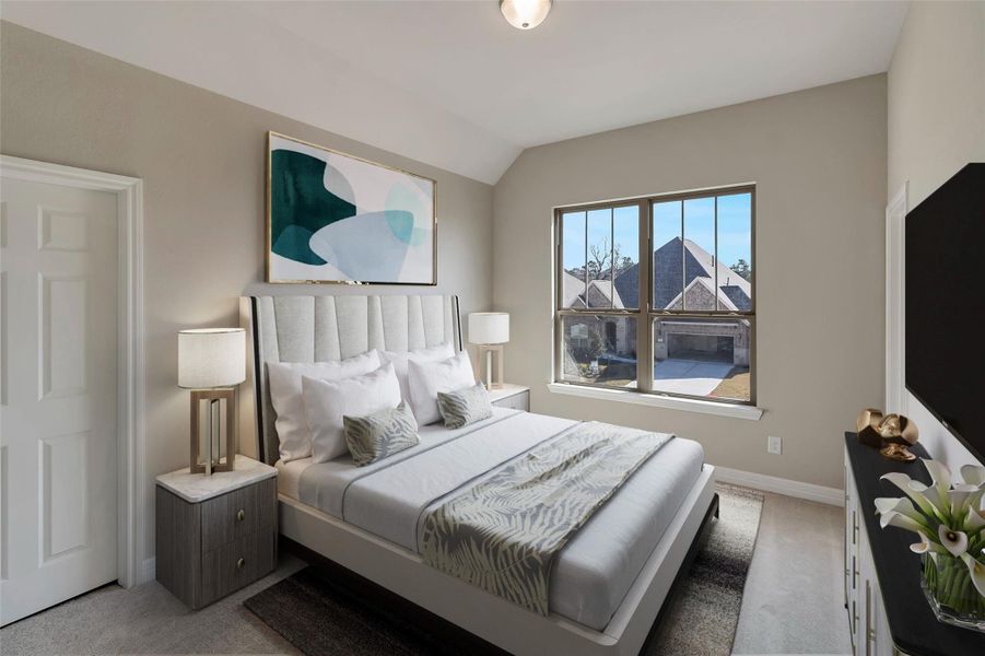 Furnished interior view inside a new home in Wildrye, Waller (Image 6).