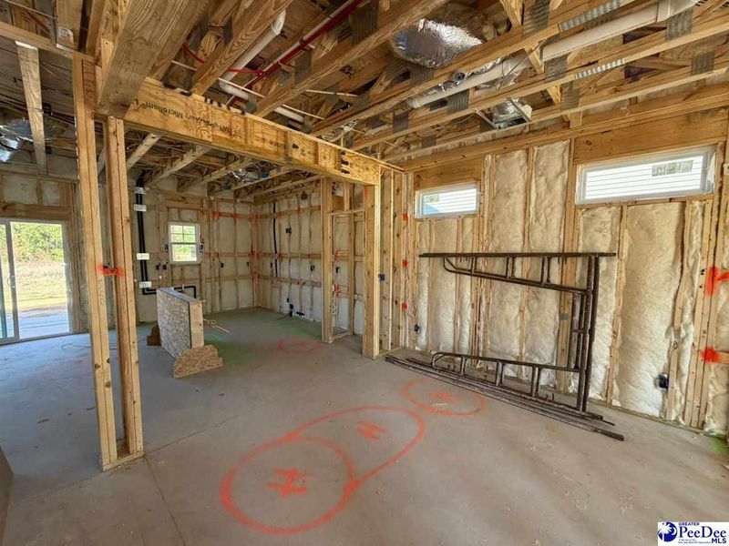 In-progress construction of a new home in The Grove, Florence, SC (Image 7).