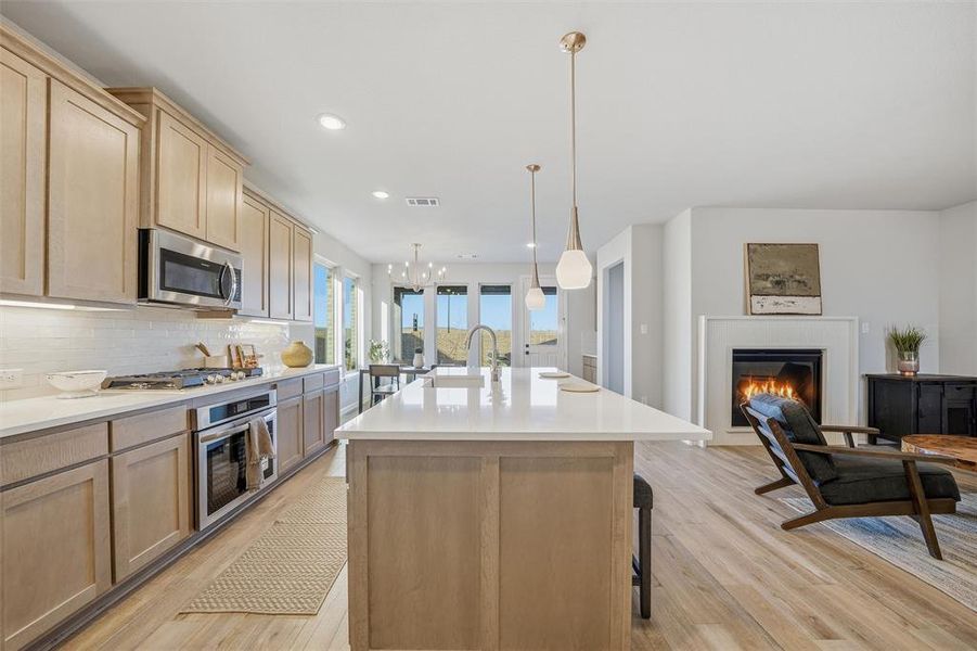 Furnished interior view inside a new home in Morningstar, Aledo (Image 9).