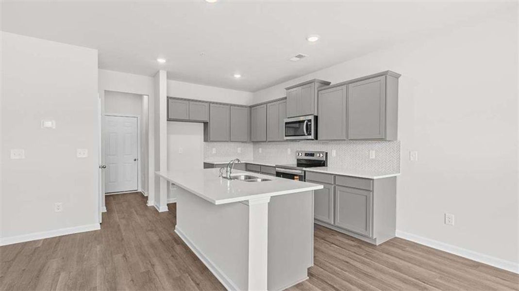 Furnished interior view inside a new home in Echo Glen, Stockbridge (Image 11).
