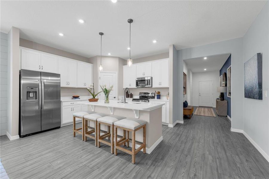 Furnished interior view inside a new home in Hidden Cove, Eustis (Image 18).