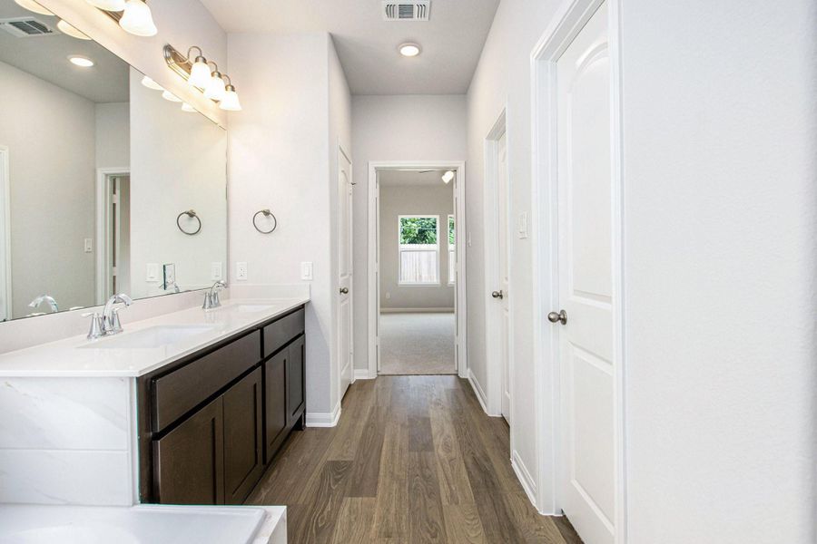 Furnished interior view inside a new home in , Bay City (Image 11). Furnished interior view inside a new home in , Bay City (Image 11).