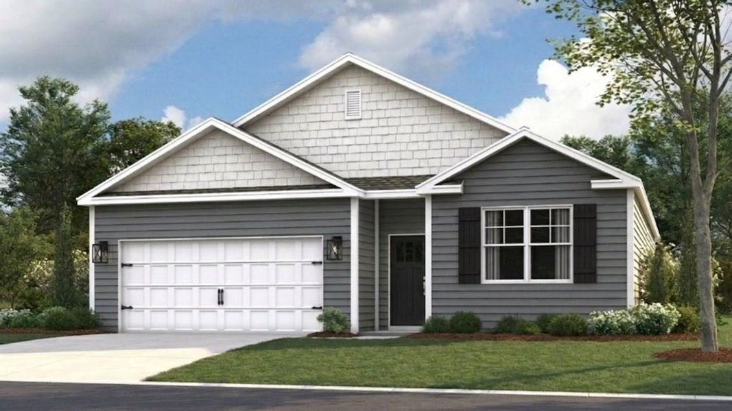 Representative exterior photo of a completed home built from the Cali by D.R. Horton in Fieldcrest Acres, Blountville, TN (Image 23).