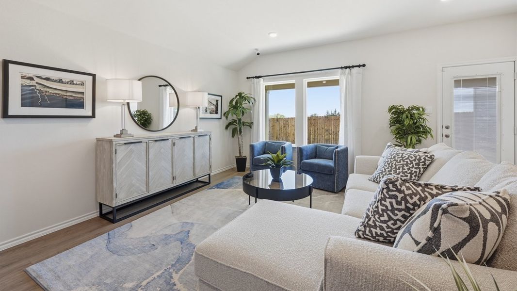 Furnished interior view inside a new home in Sweetwater Springs, Sherman (Image 4).