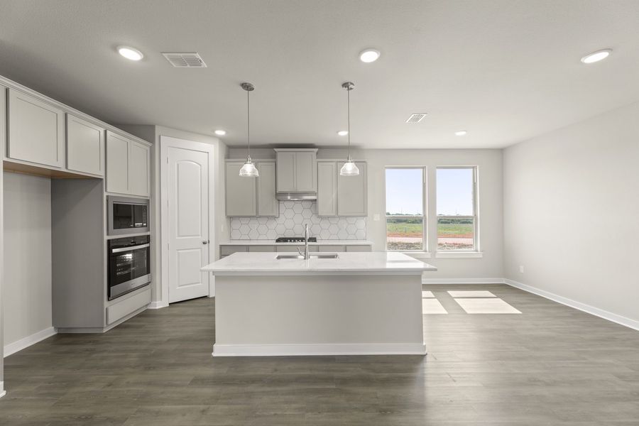 Furnished interior view inside a new home in Hillside Village 40s, Celina (Image 7).