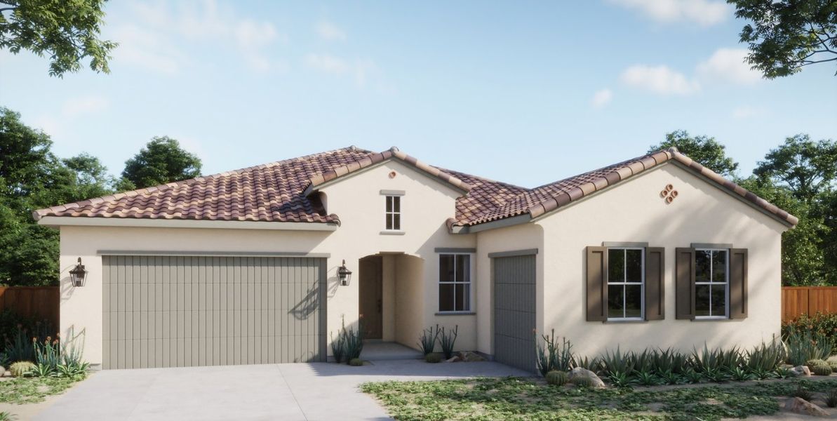 Cascade Landing at Silverwood - Summit Plan 2A - Spanish Exterior Rendering Hero